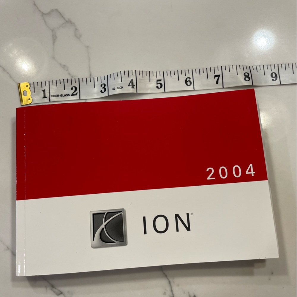 Saturn ION 2004 Owner Manual Book